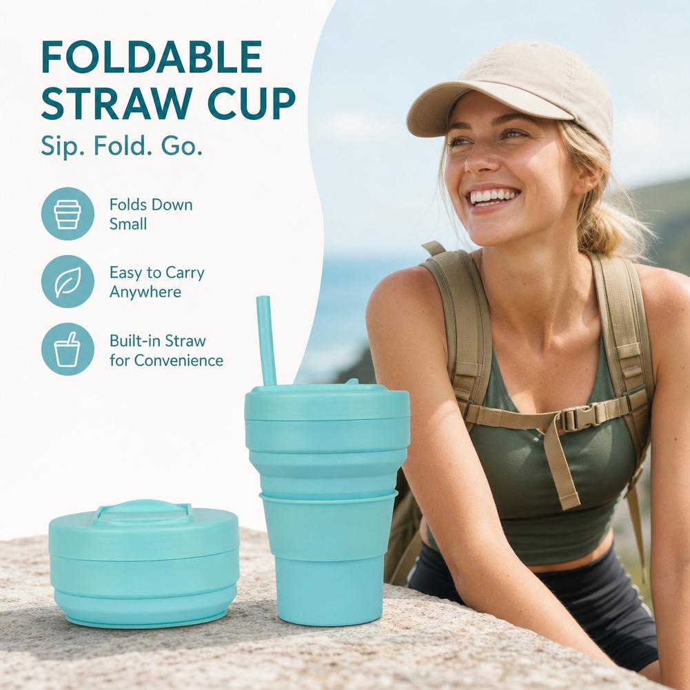 Taza de Café Plegable de Silic - Collapsible Water Bottle reseña y precio