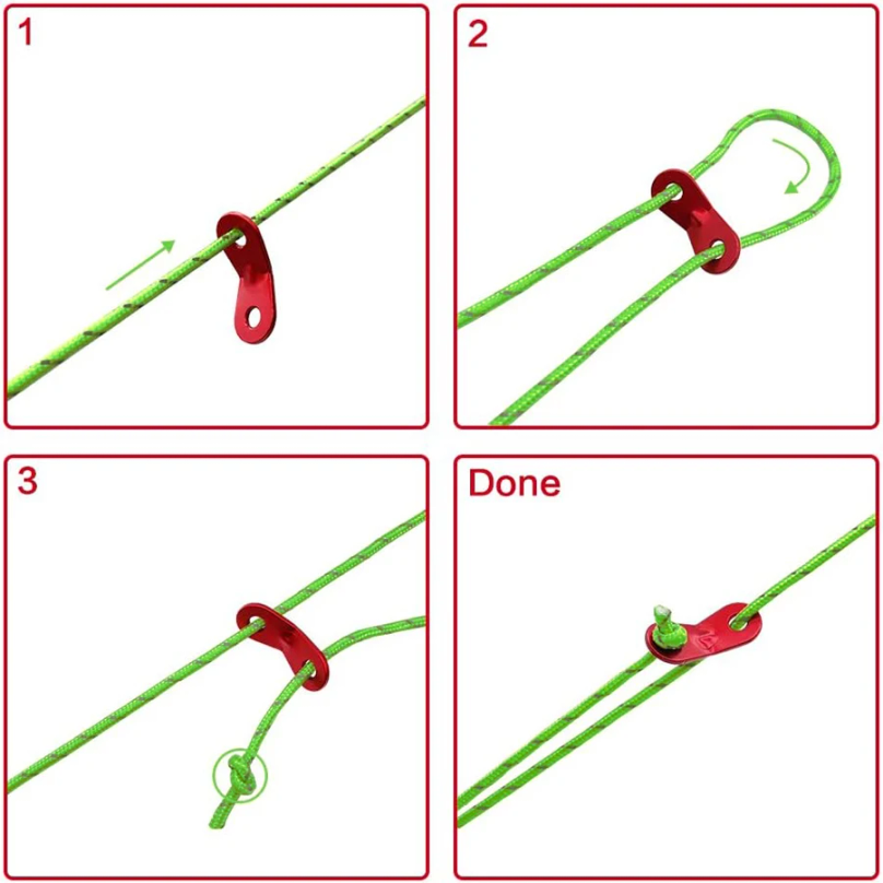 Cuerdas de sujeción para campi - Outdoor Camping Guy reseña y precio