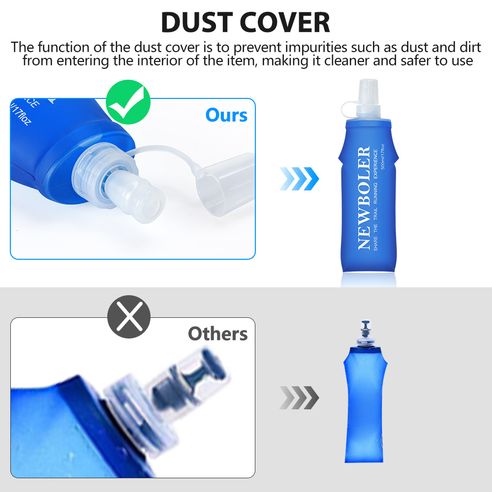 NEWBOLER 150ml 250ml 500ml bot - Collapsible Water Bottle reseña y precio