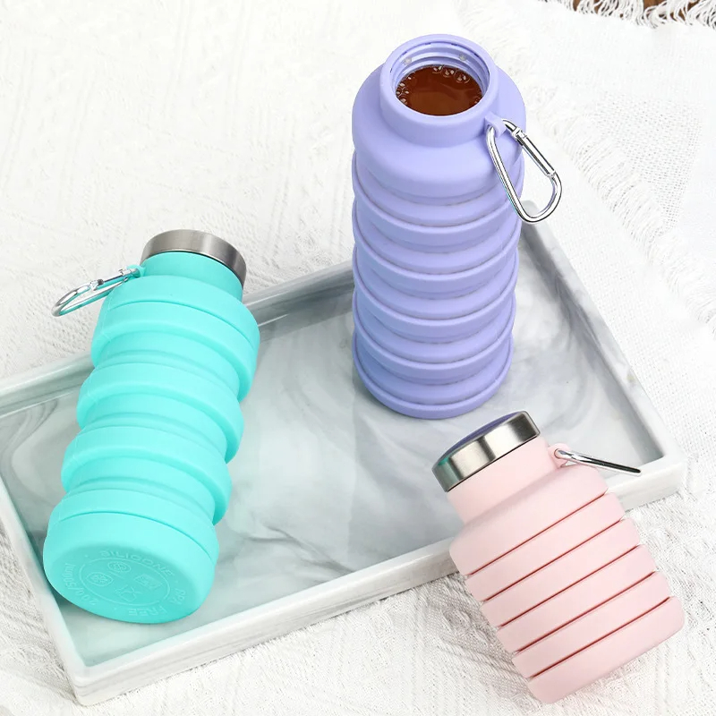 Botella de agua plegable, bote - Collapsible Water Bottle reseña y precio