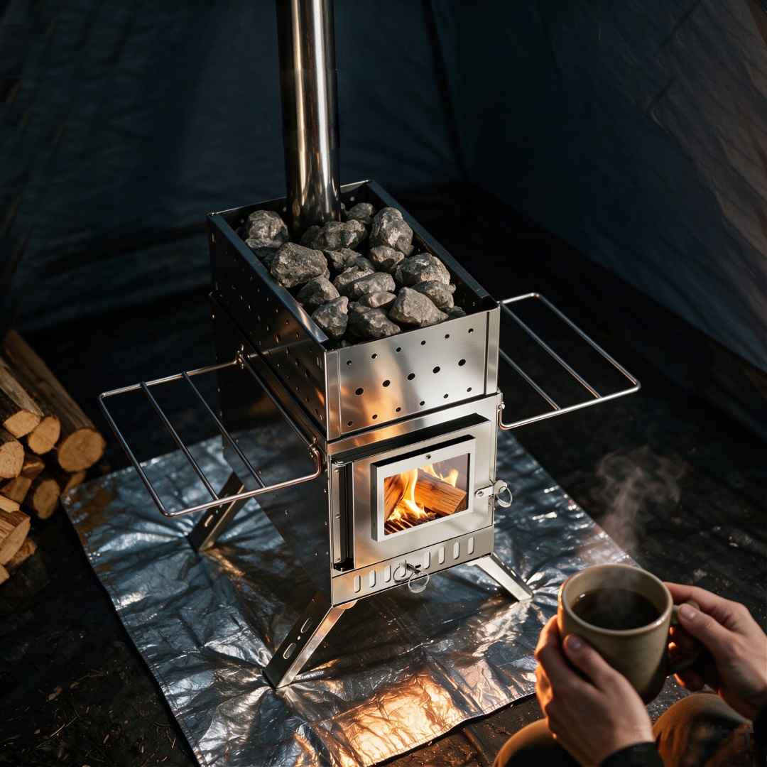 Estufa Portátil de Leña para S - Outdoor Camping Wood Burning Stove reseña y precio