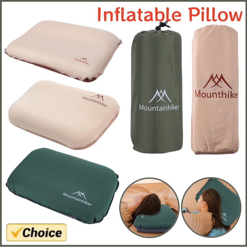 Almohada para dormir autoinfla - Camp Pillow Compressible reseña y precio