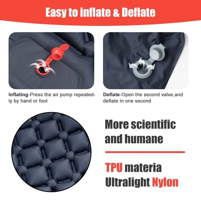 Colchoneta Inflable de TPU con - Camp Pillow Compressible reseña y precio