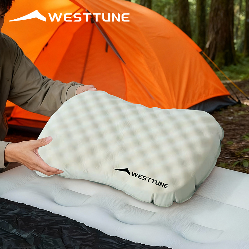 WESTTUNE-almohada inflable par - Camp Pillow Compressible reseña y precio