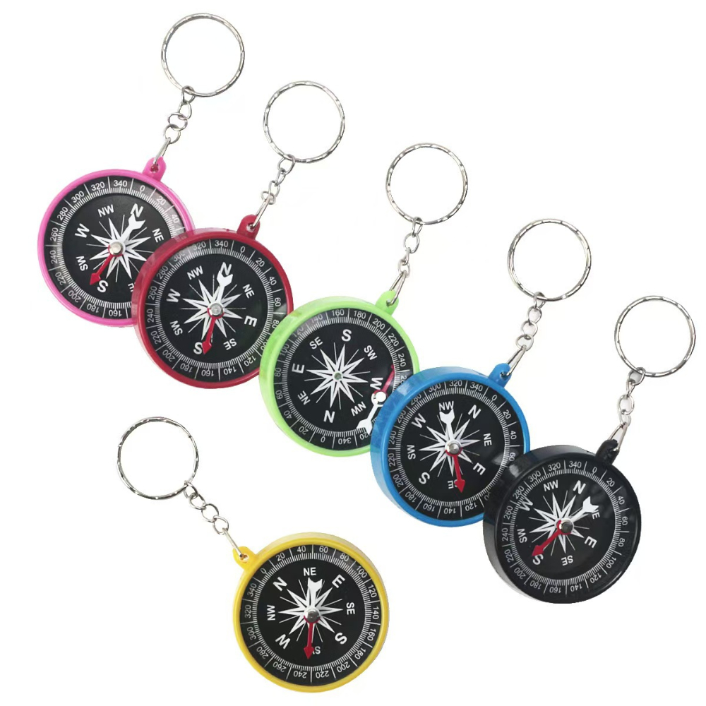 Brújula de Plástico Multicolor - Outdoor Camping Activities For Kids reseña y precio