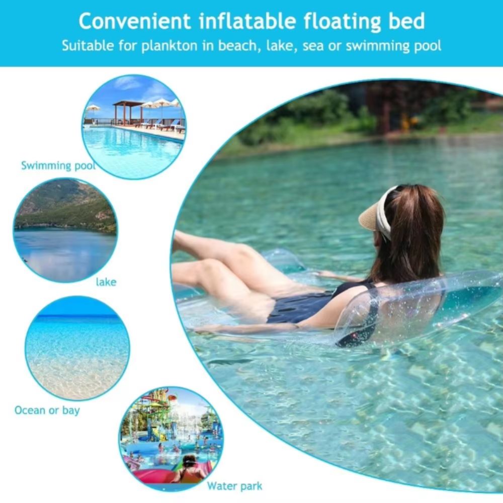 Hamaca de Agua Inflable Plegab - Inflatable Mattress reseña y precio