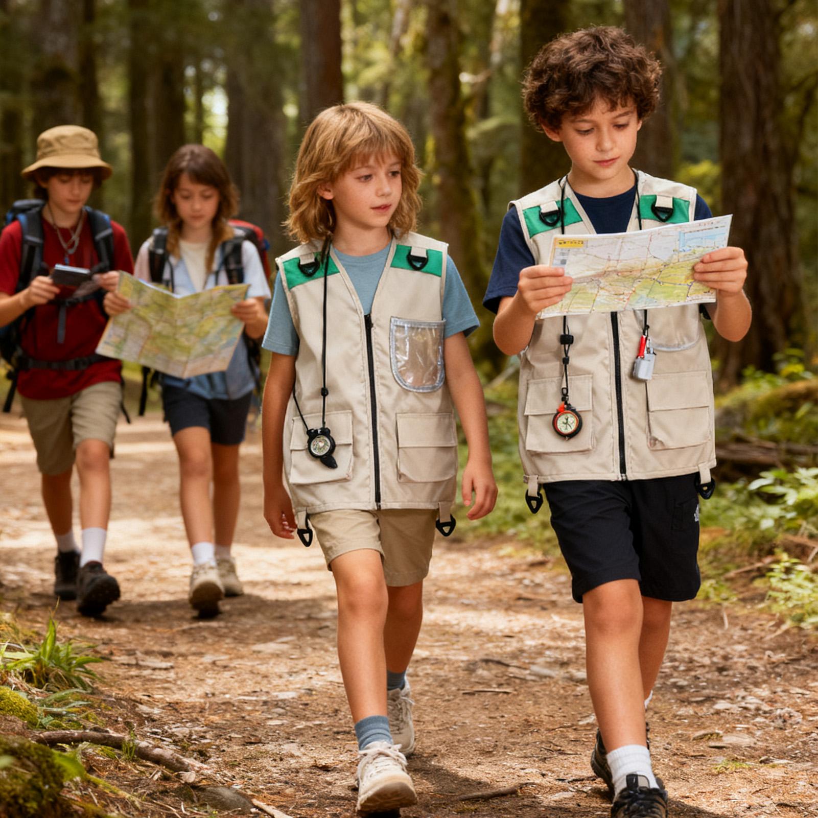 Chaleco de pesca para niños, c - Outdoor Camping Activities For Kids reseña y precio