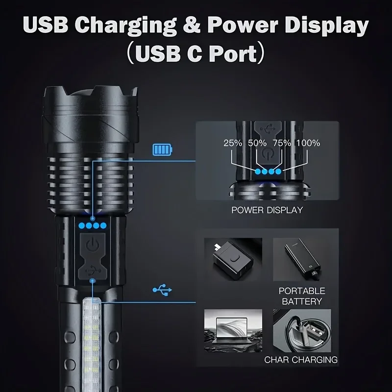 Potente Linterna LED con Indic - Outdoor Camping Lamp reseña y precio