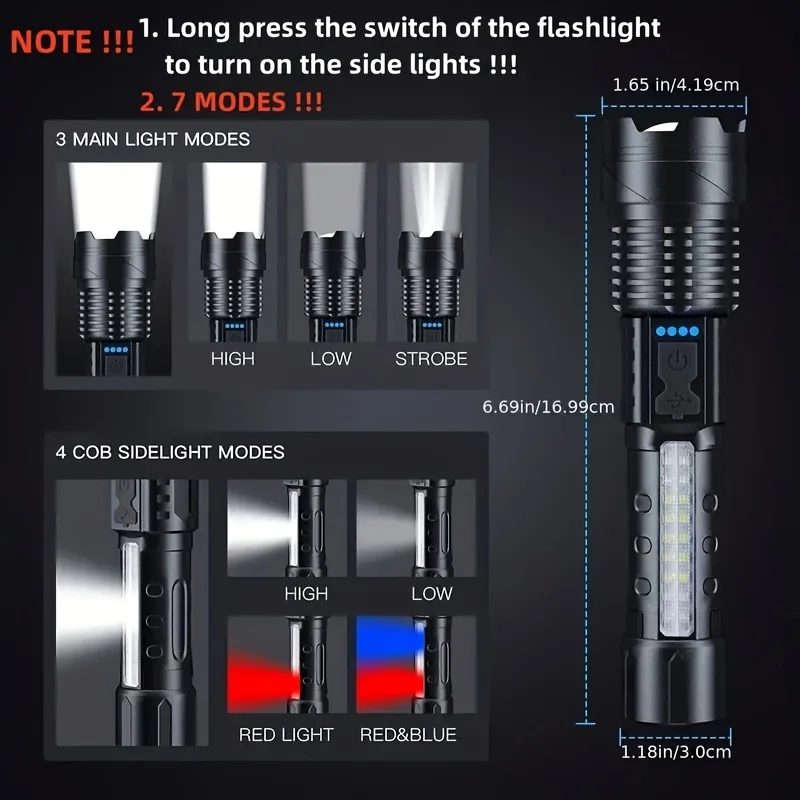 Potente Linterna LED con Indic - Outdoor Camping Lamp reseña y precio
