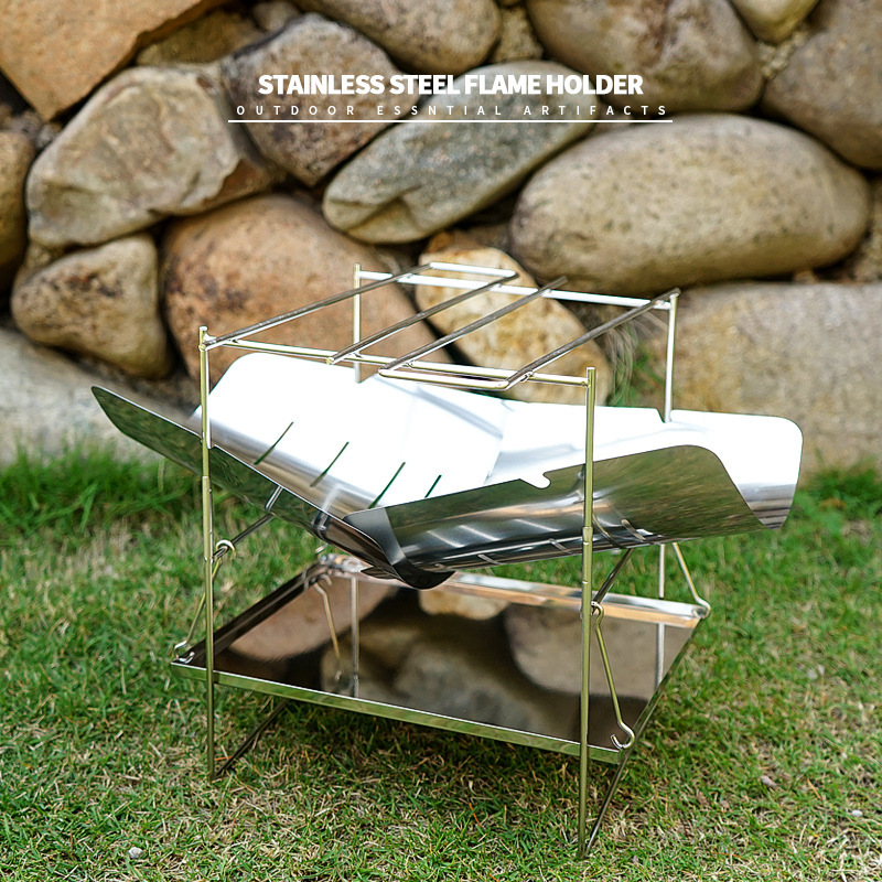 Estufa de leña para acampar, e - Outdoor Camping Wood Burning Stove reseña y precio