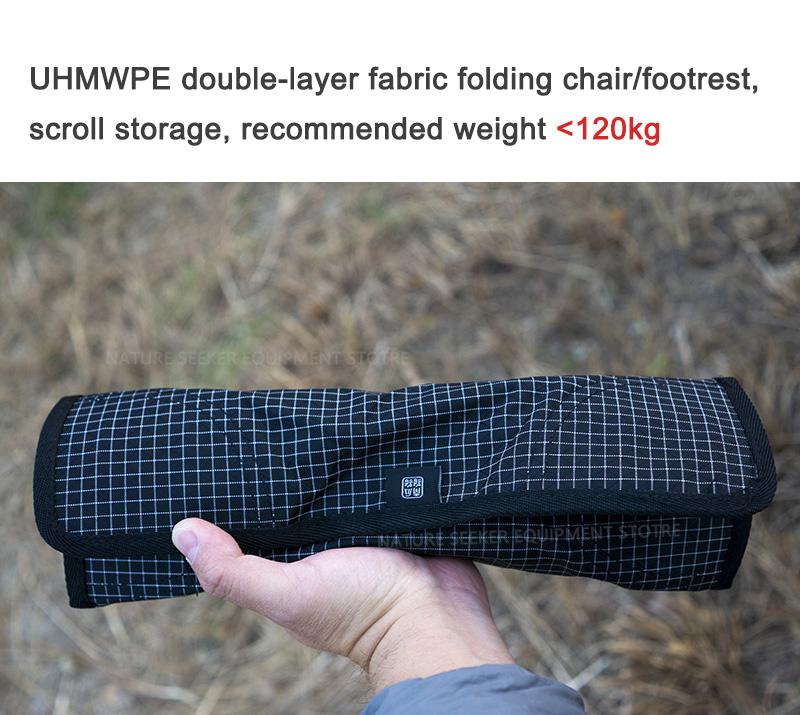Taburete UHMWPE, silla plegabl - Outdoor Camping Loveseat reseña y precio